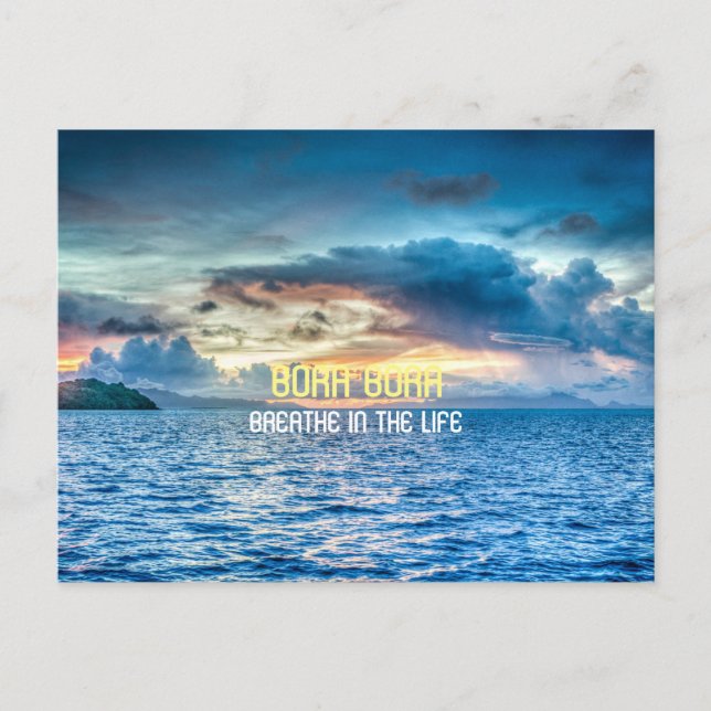 CARTÃO POSTAL BORA BORA (Frente)