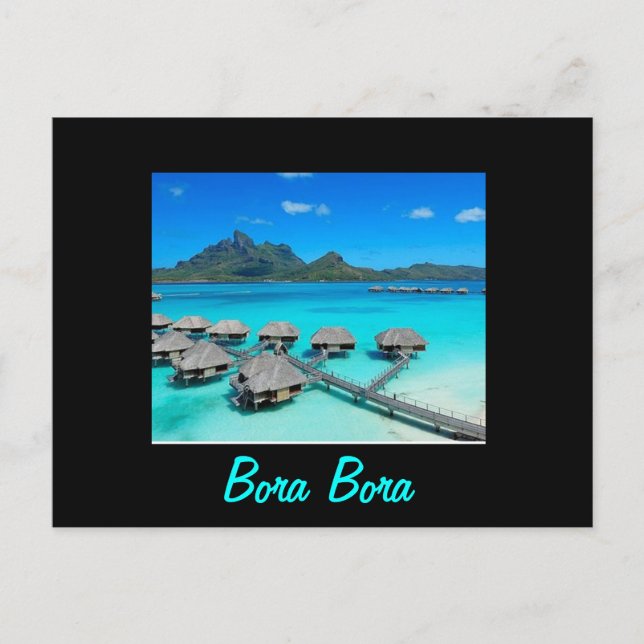 Cartão postal Bora Bora (Frente)