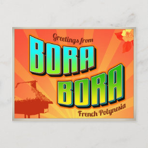 CARTÃO POSTAL BORA BORA