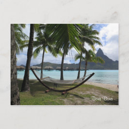 Cartão Postal Bora Bora Hammock