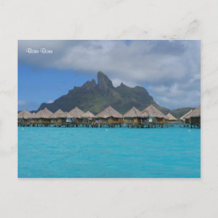 Cartão Postal Bora Bora Polinésia Francesa