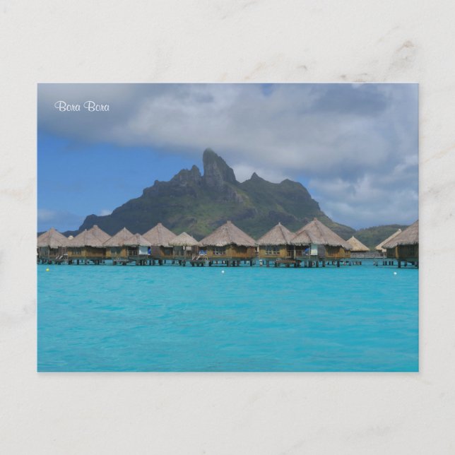 Cartão Postal Bora Bora Polinésia Francesa (Frente)