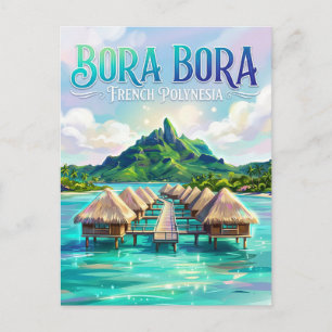 Cartão Postal Bora Bora Polinésia Francesa