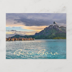 Cartão postal Bora Bora Tahiti Polinésia Francesa