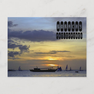 Cartão Postal Boracay Beach Filipinas