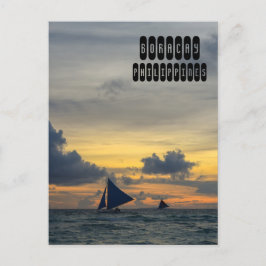 Cartão Postal Boracay Sunset