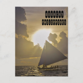 Cartão Postal Boracay Sunset