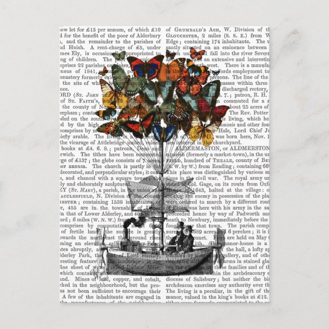 Cartão Postal Borboleta (Frente)