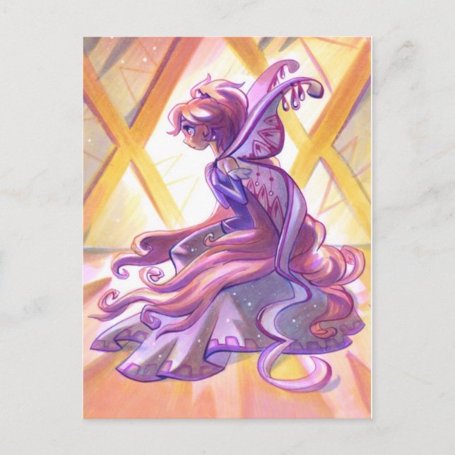 Cartão Postal borboleta (Frente)