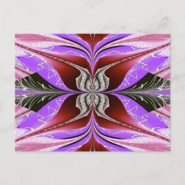 Cartão Postal Borboleta Dançante No Vento