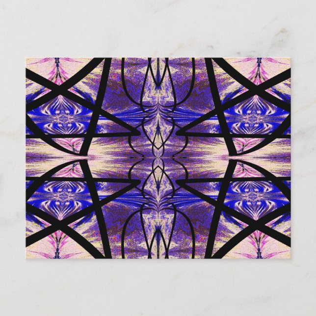 Cartão Postal Borboleta De Crepúsculo Em Voo (Frente)