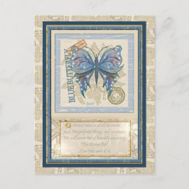 Cartão Postal Borboleta do gabinete de criação G
