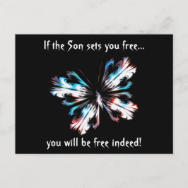 Cartão Postal Borboleta estilizada 2