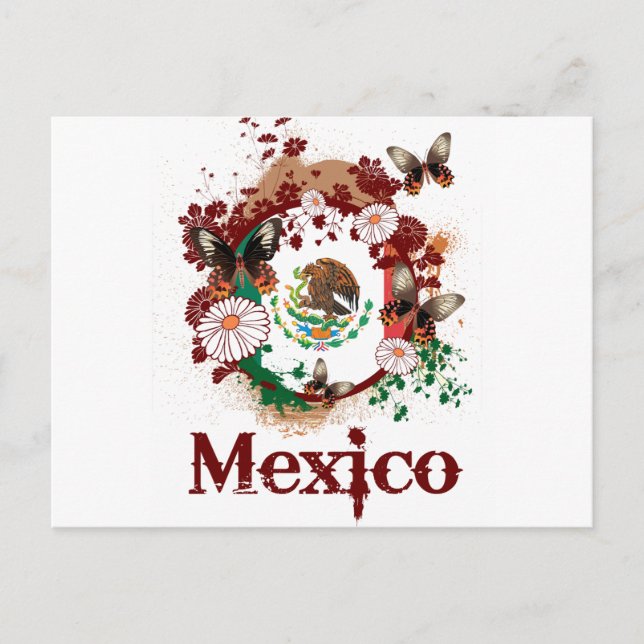 Cartão Postal Borboleta México (Frente)