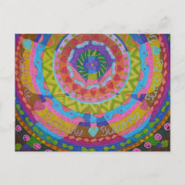 Cartão Postal Borboleta Schmetterling