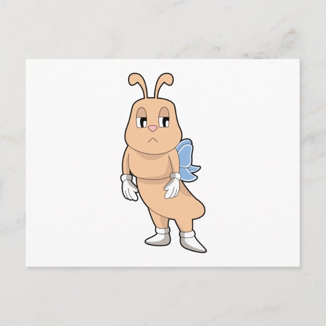 Cartão Postal Borboleta sem Asas (Frente)