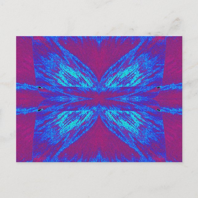 Cartão Postal Borboleta Velvet 9 (Frente)