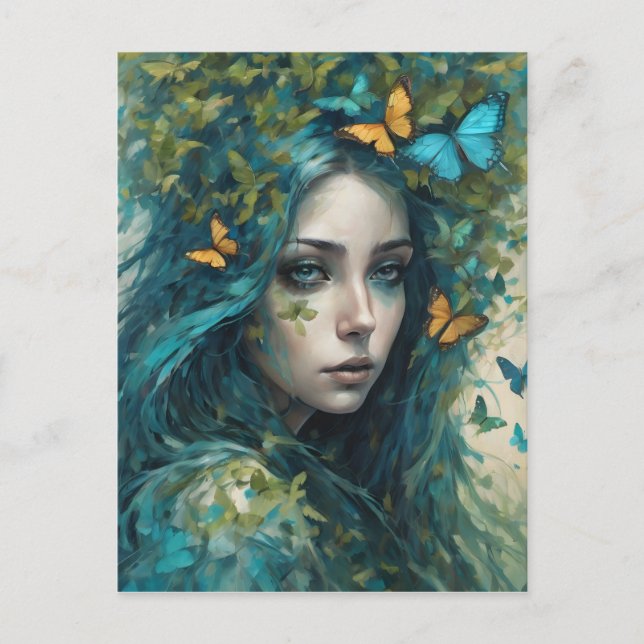 Cartão Postal Borboletas e Blues Série 3 (Frente)