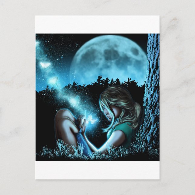 Cartão Postal Borboletas fazeres (Frente)