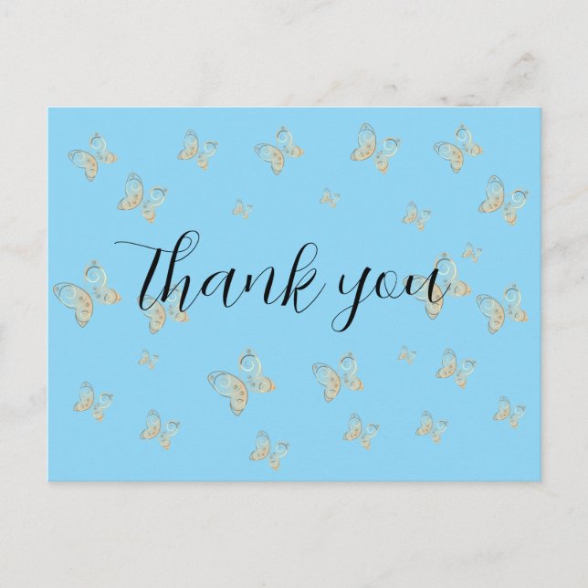 Cartão Postal borboletas voadoras natureza (Frente)