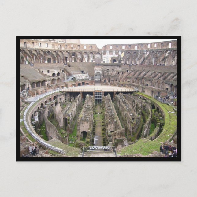Cartão Postal borda do círculo de colosso (Frente)
