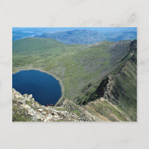 Cartão Postal Borda Estável de Helvellyn, Distrito do Lago, Eng