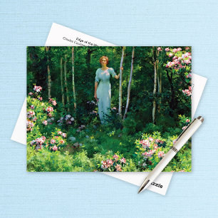 Cartão Postal Bordo do Woods Charles Curran