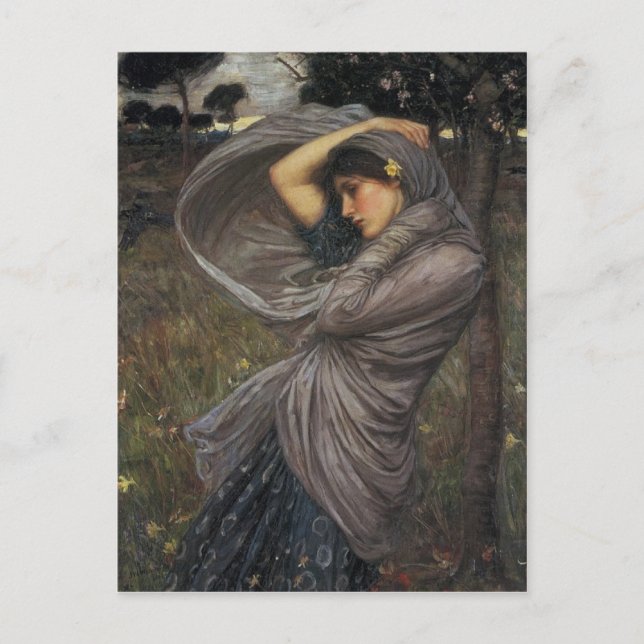 Cartão Postal Boreas - John William Waterhouse (Frente)
