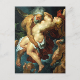 Cartão Postal Bóreas raptando Orítia - Rubens