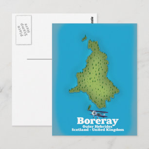 Cartão Postal Boreray Hébrides Exteriores Escócia Reino Unido