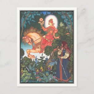 Cartão Postal Boris Zvorykin - Vassilissa a Feira