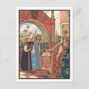 Cartão Postal Boris Zvorykin - Vassilissa a Feira