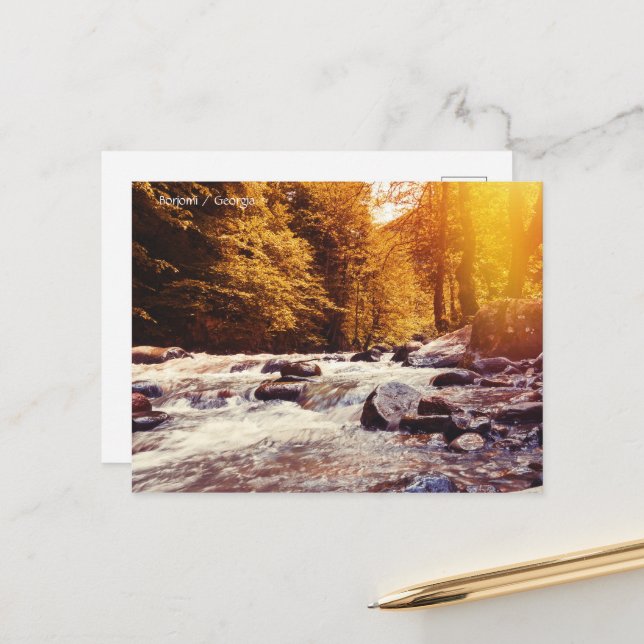 Cartão Postal Borjomi, Geórgia (Frente/Verso In Situ)