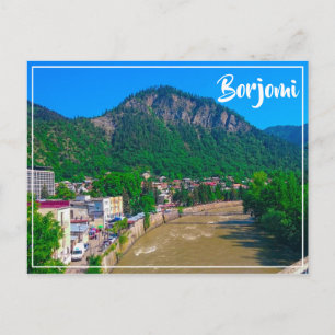 Cartão Postal Borjomi Hot Primaveras Resort Georgia Caucuses