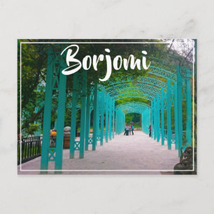 Cartão Postal Borjomi Hot Primaveras Resort Georgia Caucuses