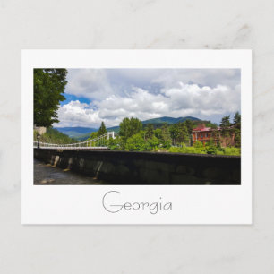 Cartão Postal Borjomi Hot Primaveras Resort Georgia Caucuses