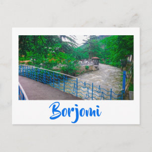 Cartão Postal Borjomi Hot Primaveras Resort Georgia Caucuses