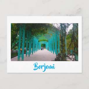 Cartão Postal Borjomi Hot Primaveras Resort Georgia Caucuses