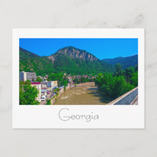Cartão Postal Borjomi Hot Primaveras Resort Georgia Caucuses