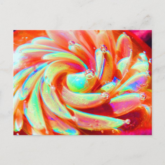 Cartão postal Boro Rainbow Glass Pastel (Frente)