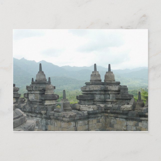 Cartão Postal Borobudur Temple, Yogjakarta (Frente)