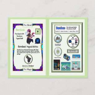 Cartão Postal Boroleas - Boron Trading Card