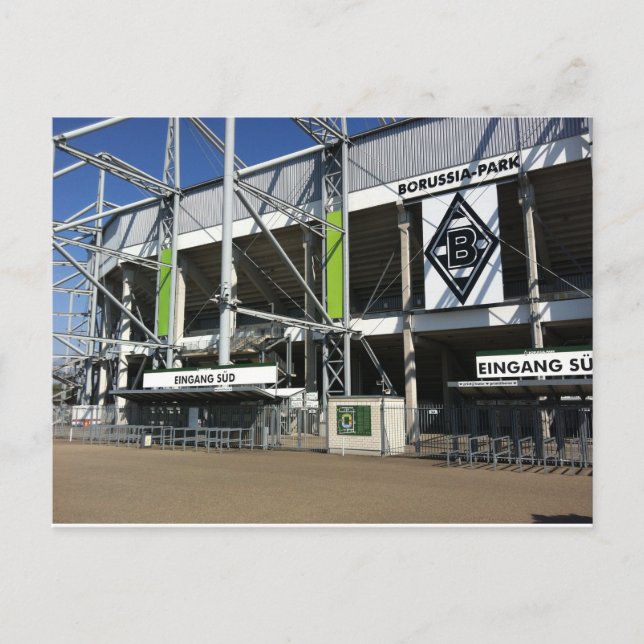 Cartão Postal Borussia-Park - Mönchengladbach (Frente)