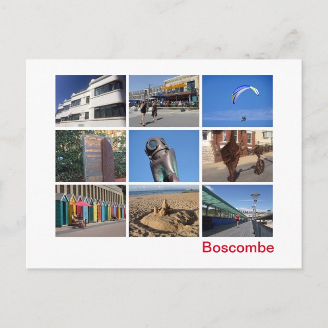Cartão Postal Boscombe (Frente)