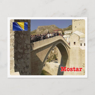 Cartão Postal Bósnia-Herzegovina - Mostar - Stari Most -