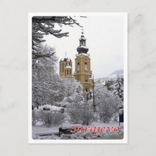 Cartão Postal Bósnia-Herzegovina - Sarajevo,Igreja Ortodox -