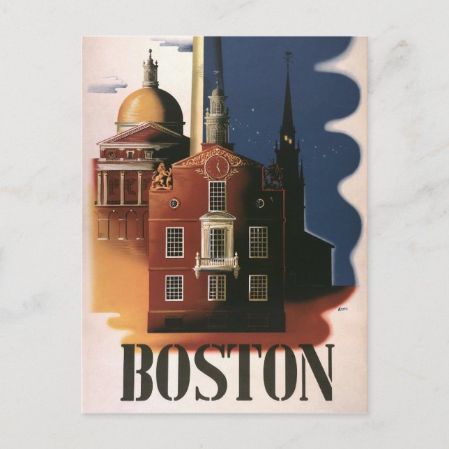 Cartão Postal Boston (Frente)