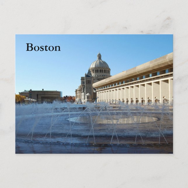 Cartão Postal Boston (Frente)
