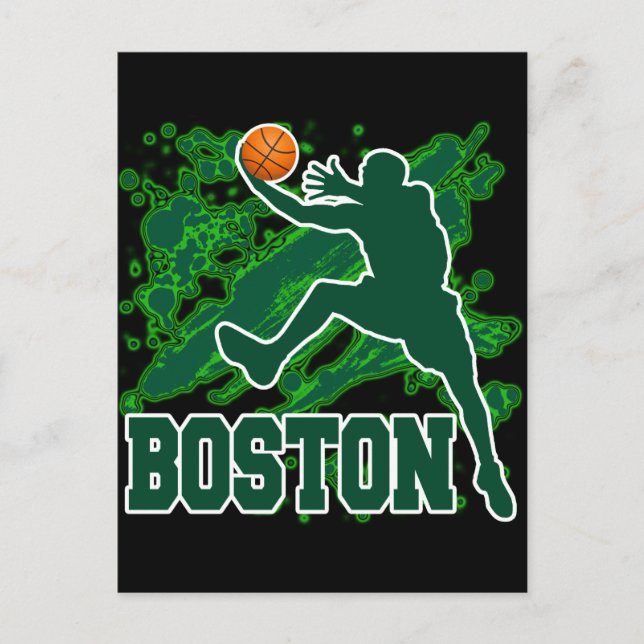 CARTÃO POSTAL BOSTON BASKETBALL (Frente)