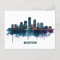 Boston City Skyline, Boston Mãe Skyline Coffee Mug